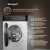 Стиральная машина Weissgauff WMD 46148 DC Inverter Steam класс: B загр.фронтальная макс.:8кг (с сушкой) белый инвертор - купить недорого с доставкой в интернет-магазине
