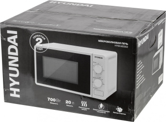 Микроволновая Печь Hyundai HYM-M2003 20л. 700Вт белый - купить недорого с доставкой в интернет-магазине