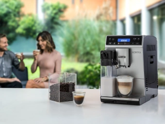 Кофемашина Delonghi Autentica ETAM29.660.SB 1450Вт серебристый/черный - купить недорого с доставкой в интернет-магазине
