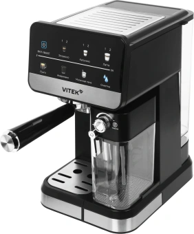 Кофеварка рожковая Vitek VT-CME1503 1350Вт черный - купить недорого с доставкой в интернет-магазине