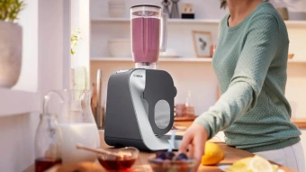 Кухонная машина Bosch MUM58251 планетар.вращ. 1000Вт белый/серый - купить недорого с доставкой в интернет-магазине