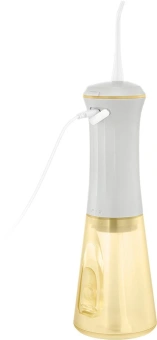 Ирригатор Kitfort КТ-5943 портатив. моностр. 2насад. серый/желтый - купить недорого с доставкой в интернет-магазине