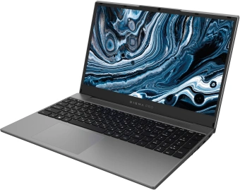 Ноутбук Digma Pro Breve Ryzen 5 5600U 16Gb SSD512Gb AMD Radeon Vega 7 15.6" IPS FHD (1920x1080) Windows 11 Professional dk.grey WiFi BT Cam 4500mAh (DN15R5-ADXW04) - купить недорого с доставкой в интернет-магазине