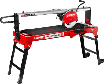 Плиткорез электрический Зубр ЭП-300-1500C 1500Вт красный/черный - купить недорого с доставкой в интернет-магазине