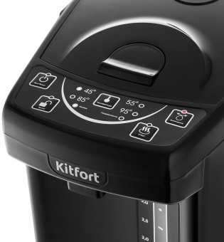 Термопот Kitfort КТ-2508-1 4л. 750Вт черный - купить недорого с доставкой в интернет-магазине