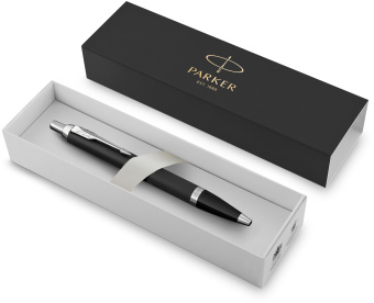 Ручка шариков. Parker IM Essential K319 (CW2143632) Matte Black CT M син. черн. подар.кор. - купить недорого с доставкой в интернет-магазине