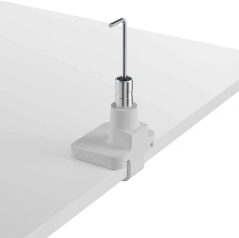Кронштейн для мониторов Ultramounts UM743WB белый/синий 24"-57" макс.30кг крепление к столешнице поворот и наклон - купить недорого с доставкой в интернет-магазине