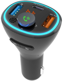 Автомобильный FM-модулятор Ritmix FMT-B300 черный BT USB (80000849) - купить недорого с доставкой в интернет-магазине