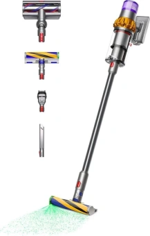 Пылесос Dyson V-Series V15 Detect Absolute 660Вт серебристый/оранжевый - купить недорого с доставкой в интернет-магазине
