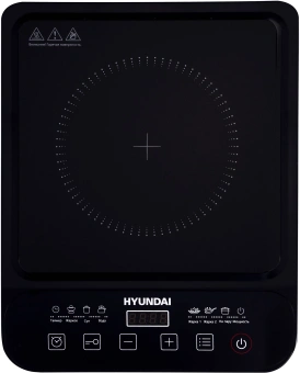 Плита Индукционная Hyundai HYC-0106 черный стеклокерамика (настольная) - купить недорого с доставкой в интернет-магазине