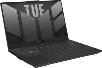 Ноутбук Asus TUF Gaming F17 FX707ZC4-HX095 Core i5 12500H 16Gb SSD512Gb NVIDIA GeForce RTX 3050 4Gb 17.3" IPS FHD (1920x1080) noOS grey WiFi BT Cam (90NR0GX1-M006F0) - купить недорого с доставкой в интернет-магазине