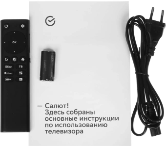 Телевизор LED Sber 55" SDX-55U5500DBB Салют ТВ Frameless темно-серый 4K Ultra HD 60Hz DVB-T DVB-T2 DVB-C DVB-S DVB-S2 USB WiFi Smart TV (RUS) - купить недорого с доставкой в интернет-магазине