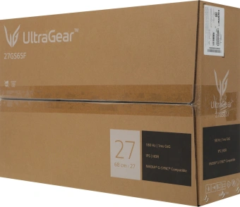 Монитор LG 27" UltraGear 27GS65F-B черный IPS LED 16:9 HDMI матовая HAS 300cd 178гр/178гр 1920x1080 180Hz FreeSync DP FHD 7.2кг - купить недорого с доставкой в интернет-магазине