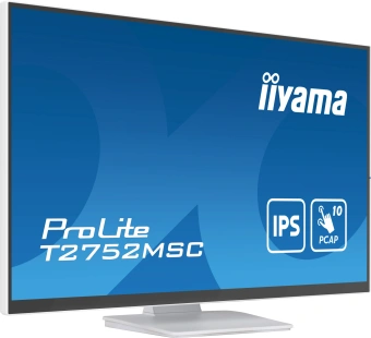 Монитор Iiyama 27" ProLite T2752MSC-W1 белый IPS LED 16:9 HDMI M/M глянцевая 1000:1 400cd 178гр/178гр 1920x1080 60Hz DP FHD USB Touch 6.7кг - купить недорого с доставкой в интернет-магазине