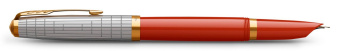 Ручка перьев. Parker 51 Premium (CW2169071) Red Rage GT F сталь нержавеющая подар.кор. - купить недорого с доставкой в интернет-магазине