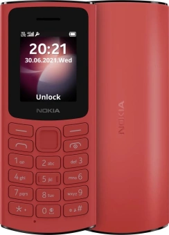 Мобильный телефон Nokia 106 DS TA-1564 красный моноблок 2Sim 1.8" 120x160 Series 30+ GSM900/1800 GSM1900 FM microSD max32Gb - купить недорого с доставкой в интернет-магазине