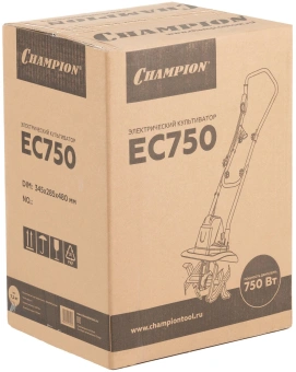 Культиватор Champion EC750 1.02л.с. - купить недорого с доставкой в интернет-магазине