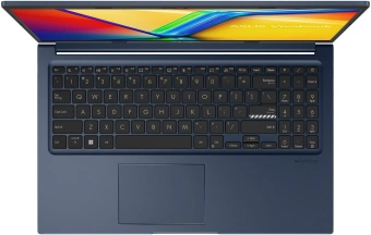 Ноутбук Asus Vivobook 15 F1504VA-BQ250 Core 5 120U 8Gb SSD512Gb Intel Graphics 15.6" WVA FHD (1920x1080) Windows 11 Home blue WiFi BT Cam (90NB13Y1-M01FT0) - купить недорого с доставкой в интернет-магазине