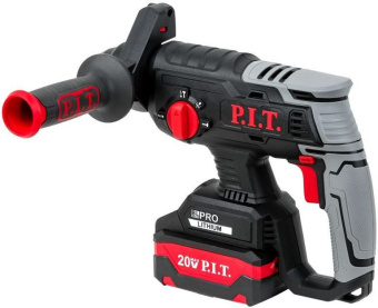 Перфоратор P.I.T. PBH20H-22B/1 патрон:SDS-plus уд.:1.8Дж аккум. (кейс в комплекте) - купить недорого с доставкой в интернет-магазине