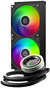 Система водяного охлаждения ID-Cooling FX240 Inf ARGB Soc-AM5/AM4/1151/1200/2066/1700 черный 4-pin + 3-pin 27.2dB Al+Cu 300W Ret - цена, купить или заказать с доставкой в интернет-магазине Система водяного охлаждения ID-Cooling FX240 Inf ARGB Soc-AM5/AM4/1151/1200/2066/1700 черный 4-pin + 3-pin 27.2dB Al+Cu 300W Ret - купить недорого с доставкой в интернет-магазине