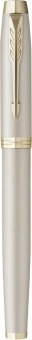 Ручка перьев. Parker IM Monochrome F328 (2172953) Champagne PVD F сталь нержавеющая подар.кор. - купить недорого с доставкой в интернет-магазине