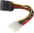 Кабель Premier 6-096-SATA-PSY Molex 8981 SATA SATA 0.15м (пакет) - купить недорого с доставкой в интернет-магазине