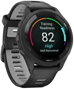 Смарт-часы Garmin Forerunner 265 1.3" AMOLED корп.черный рем.черный (010-02810-10) - купить недорого с доставкой в интернет-магазине