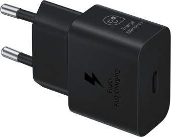 Сетевое зар./устр. Samsung 25W 3A (PD) USB Type-C черный (EP-T2510XBEGEU) - купить недорого с доставкой в интернет-магазине