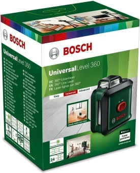 Нивелир лазерн. Bosch UniversalLevel 360 2кл.лаз. 540нм цв.луч. зеленый 2луч. (0603663E00) - купить недорого с доставкой в интернет-магазине