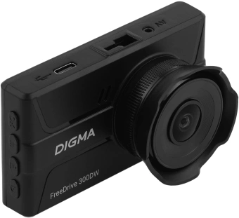 Видеорегистратор Digma FreeDrive 300DW черный 4Mpix 1440x2560 130гр. - купить недорого с доставкой в интернет-магазине