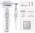 Эпилятор Braun SES9-241 SILV скор.:2 насад.:3 от аккум. серебристый