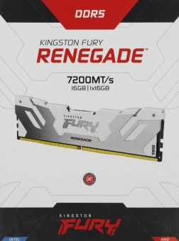 Память DDR5 16GB 7200MHz Kingston KF572C38RW-16 Fury Beast RTL Gaming PC5-57600 CL38 DIMM 288-pin 1.45В single rank с радиатором Ret - купить недорого с доставкой в интернет-магазине