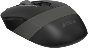 Мышь A4Tech Fstyler FM10ST серый/черный оптическая (1600dpi) silent USB для ноутбука (3but) - купить недорого с доставкой в интернет-магазине