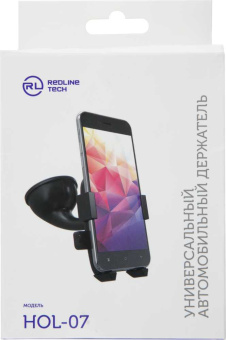Держатель Redline HOL-07 черный для для смартфонов и навигаторов (УТ000017917) - купить недорого с доставкой в интернет-магазине