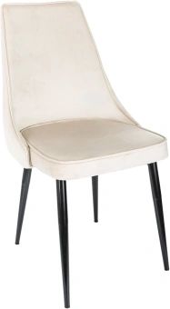 Стул для дома Бюрократ CH-K4 бежевый Holland 06 металл черный на ножках (CH-K4_1/HL07) - купить недорого с доставкой в интернет-магазине