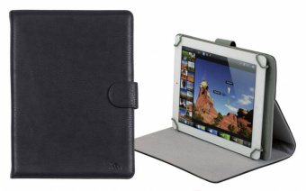 Универсальный чехол Riva для планшета 10.1" 3017 искусственная кожа черный (3017 BLACK) - купить недорого с доставкой в интернет-магазине