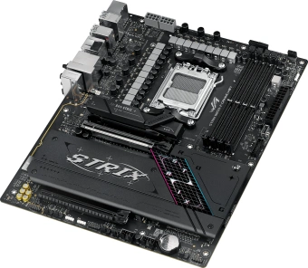 Материнская плата Asus ROG STRIX B850-F GAMING WIFI SocketAM5 AMD B850 4xDDR5 ATX AC`97 8ch(7.1) 2.5Gg RAID+HDMI+DP - купить недорого с доставкой в интернет-магазине