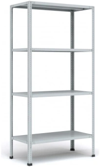 Стеллаж Практик MS Standart 200KD/100x50/4 пол.:4 разборная 2000x1000x500мм серый (S24099245402) - купить недорого с доставкой в интернет-магазине