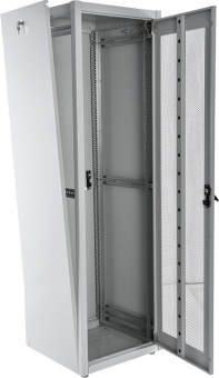 Шкаф коммутационный ЦМО (ШТК-Э-42.8.8-44АА) напольный 42U 800x800мм пер.дв.перфор. задн.дв.перфор. 2 бок.пан. направл.под закл.гайки 710кг серый 715мм 105кг 180град. 1987мм IP20 сталь - купить недорого с доставкой в интернет-магазине
