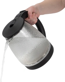 Чайник электрический Vitek VT-7003 1.7л. 2200Вт черный корпус: стекло - цена, купить или заказать с доставкой в интернет-магазине Чайник электрический Vitek VT-7003 1.7л. 2200Вт черный корпус: стекло - купить недорого с доставкой в интернет-магазине