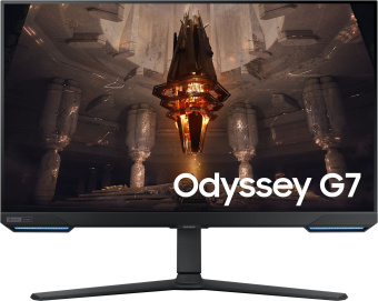 Монитор Samsung 32" Odyssey G7 S32BG700EI черный IPS LED 16:9 HDMI M/M полуматовая HAS Piv 400cd 178гр/178гр 3840x2160 144Hz FreeSync Premium Pro DP 4K USB 8.3кг - купить недорого с доставкой в интернет-магазине