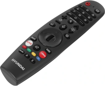Телевизор LED Hyundai 65" H-LED65BU7100 WebOS Frameless Metal серый/серый 4K Ultra HD 60Hz MEMC DVB-T DVB-T2 DVB-C DVB-S DVB-S2 USB WiFi Smart TV - купить недорого с доставкой в интернет-магазине