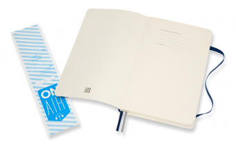 Блокнот Moleskine CLASSIC SOFT EXPENDED QP618EXPB20 Large 130х210мм 400стр. нелинованный мягкая обложка синий сапфир - купить недорого с доставкой в интернет-магазине