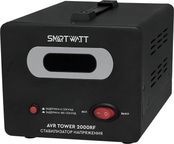 Стабилизатор напряжения Smartwatt AVR Tower 2000RF 2000ВА черный - купить недорого с доставкой в интернет-магазине