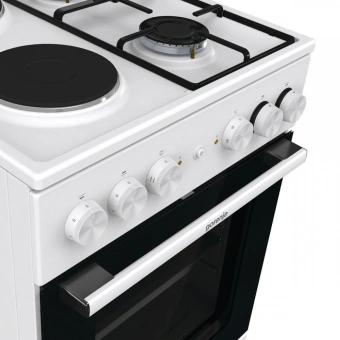 Плита Комбинированная Gorenje GK5A12WG белый (металлическая крышка) реш.сталь - купить недорого с доставкой в интернет-магазине