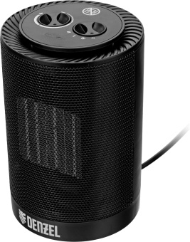 Тепловентилятор Denzel DTFC-1200S 1200Вт черный - купить недорого с доставкой в интернет-магазине