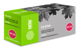 Картридж лазерный Cactus CS-EP26 EP-27 черный (2500стр.) для Canon LB MF5630/MF5650/MF3110 - купить недорого с доставкой в интернет-магазине