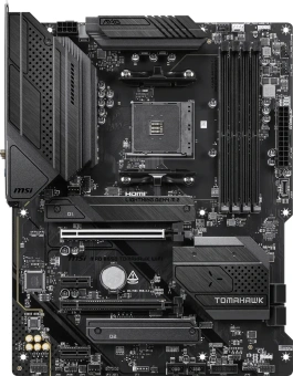 Материнская плата MSI MAG B550 TOMAHAWK WIFI Soc-AM4 AMD B550 4xDDR4 ATX AC`97 8ch(7.1) 1 x 2.5Gigabit + Gigabit Ethernet RAID+HDMI+DP - купить недорого с доставкой в интернет-магазине