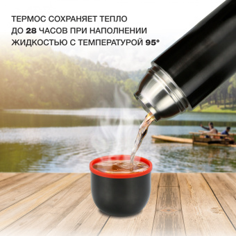 Термос Starwind 20-750/1 0.75л. графитовый картонная коробка - купить недорого с доставкой в интернет-магазине