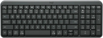 Клавиатура Logitech K250 графитовый беспроводная BT slim Multimedia (920-013452) - купить недорого с доставкой в интернет-магазине